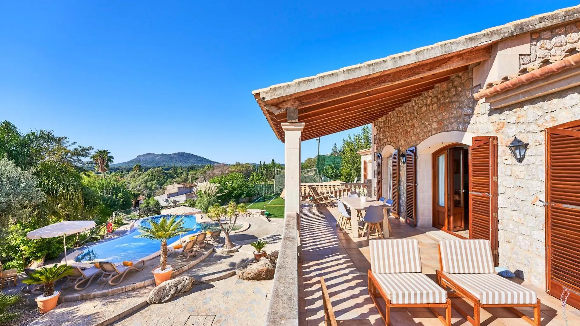 Quiet Villa In Buger With Amazing Pool, Paddle Court And Nice Garden 0*,